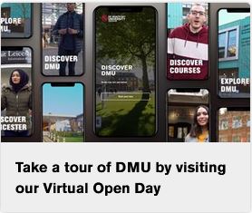 DMU Virtual Open Day 2020